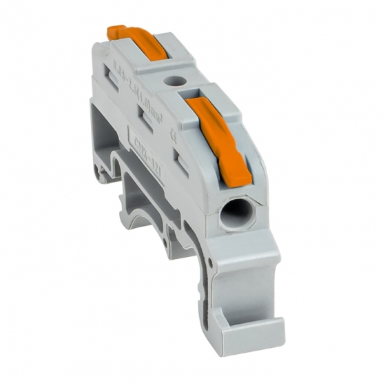 original-23677.jpg Клемма на 1 провод EKF PROxima СМК 222-421 0,08-4 кв.мм с рычажками без пасты (25 шт.) (plc-smk-421-din) — изображение 1