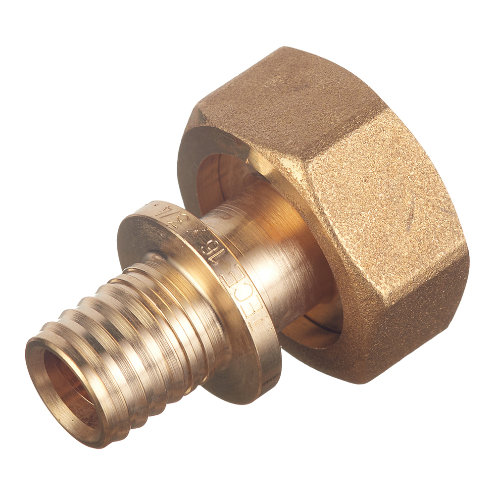 original-23797.jpg Соединитель прямой Tece 16 мм х 3/4 ВР(г) с накидной гайкой латунный (767570) — изображение 1