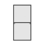 Сетка москитная 1090х730 мм для окна 1160х800 мм серая