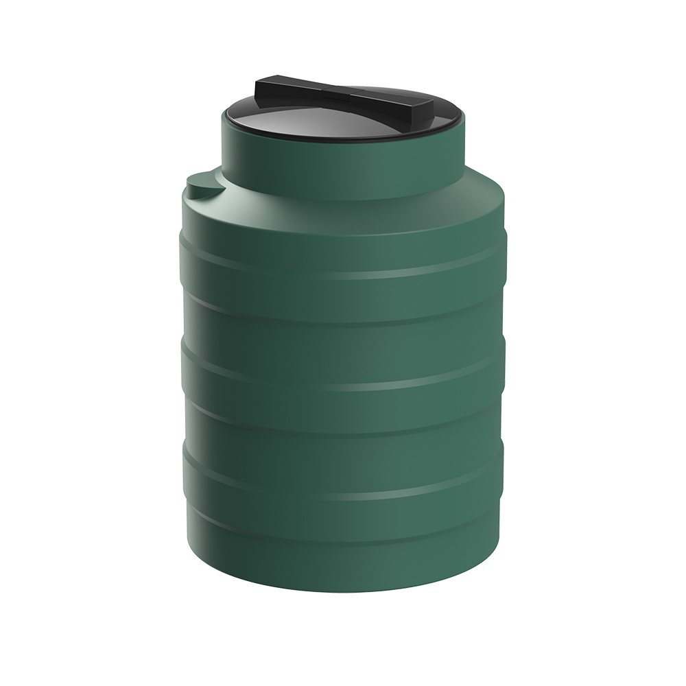 original-2423.jpg Емкость Polimer Group V-100 100 л пластиковая с крышкой зеленая — изображение 1