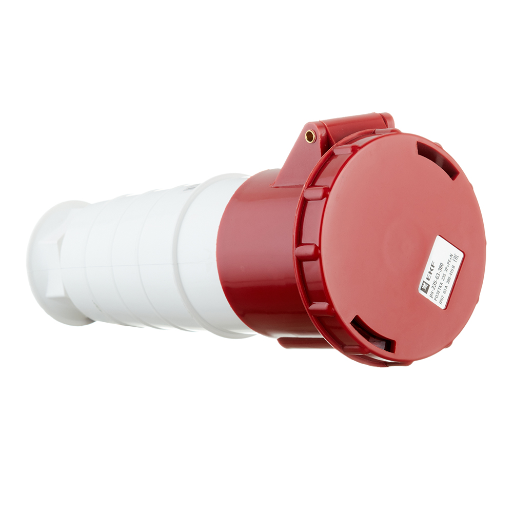 original-24440.jpg Розетка силовая переносная EKF PROxima 3Р+РЕ+N 63 А 380 В IP67 — изображение 1