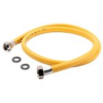 Шланг для газа ПВХ армированный Tuboflex 3/4 ВР(г) х 3/4 ВР(г) 180 см желтый