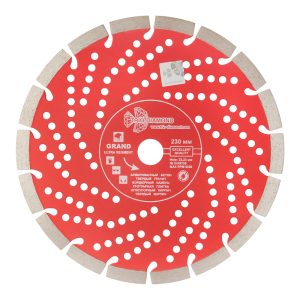 Диск алмазный по бетону Trio-Diamond Grand Ultra Segment 230х22,2х2,4 мм сегментный сухой рез (GUS726)