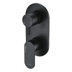 Смеситель для душа встраиваемый WasserKraft Elbe однорычажный черный (7471)