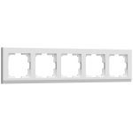 Рамка Werkel Stark пятиместная белая (a050911)