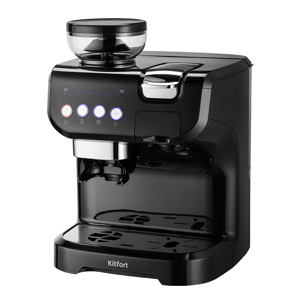 original-24666.jpg Кофеварка капсульная/рожковая Kitfort КТ-7107 черная — изображение 1