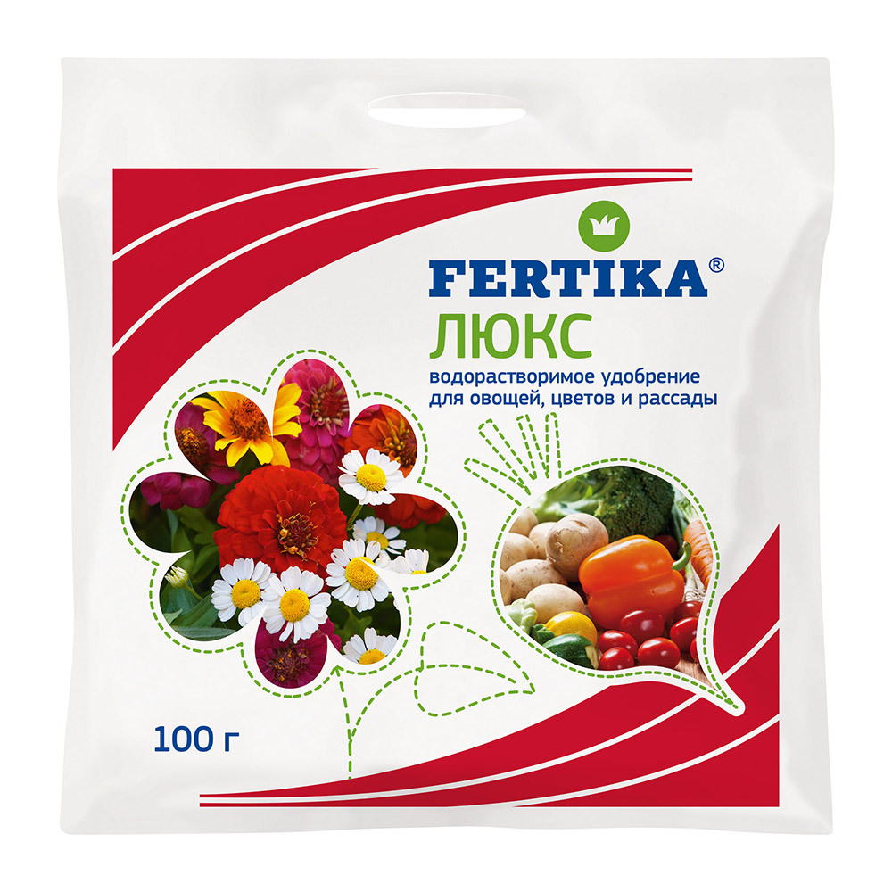 original-24716.jpg Удобрение минеральное сухое универсальное гранулированное Люкс Fertika 100 г — изображение 1