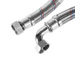 Подводка гибкая для воды угловая ТР-сантехника Гигант 1 ВР(г) х 1 ВР(г) 100 см (26410)