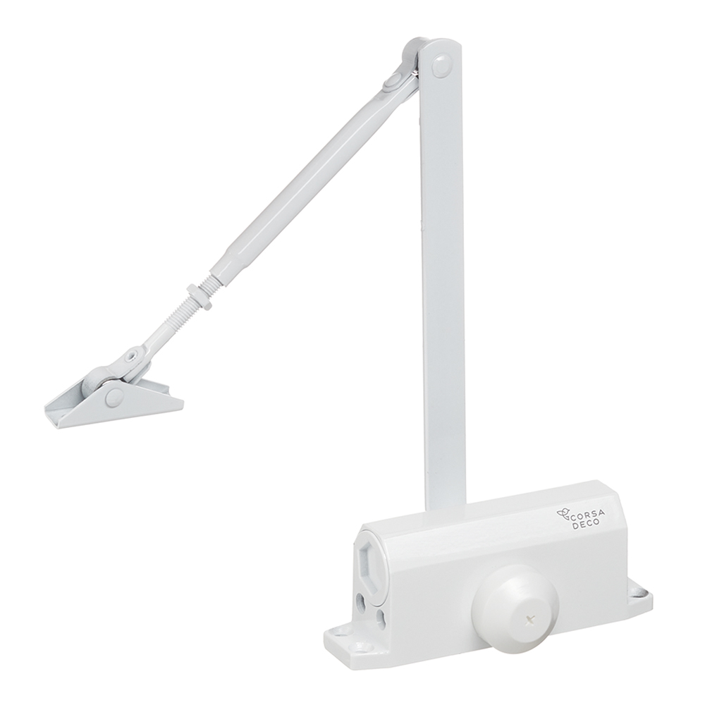 original-25214.jpg Доводчик дверной Corsa Deco (25-45 кг) белый — изображение 1