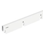 Элемент для потолка грильято 100х100х40х10 мм направляющая 0,6 м белый матовый