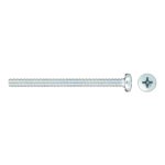 Винт оцинкованный M4x50 мм DIN 7985 полукруглая головка (7 шт.)
