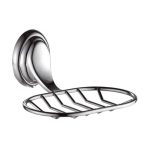 Мыльница для ванной Haiba HB1502-1 с держателем металл хром (539813)