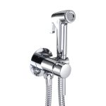 Смеситель с гигиеническим душем встраиваемый Corsa Deco со скрытой частью в комплекте хром (HF001)