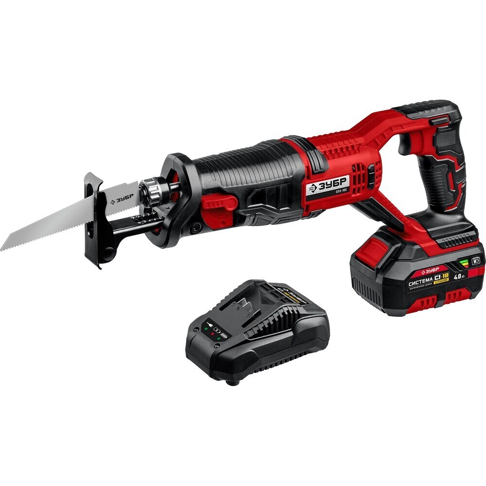 original-25449.jpg Пила сабельная аккумуляторная Зубр СПЛ-185-41 18 В 4 Ач Li-Ion с АКБ и ЗУ — изображение 1