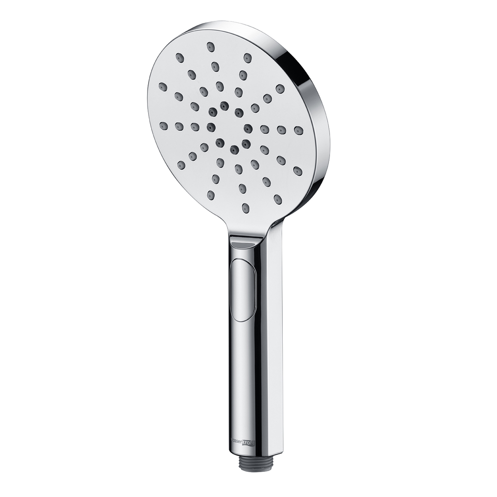 original-25628.jpg Лейка для душа WasserKraft d120 мм 3 режима без шланга пластик хром (A127) — изображение 1