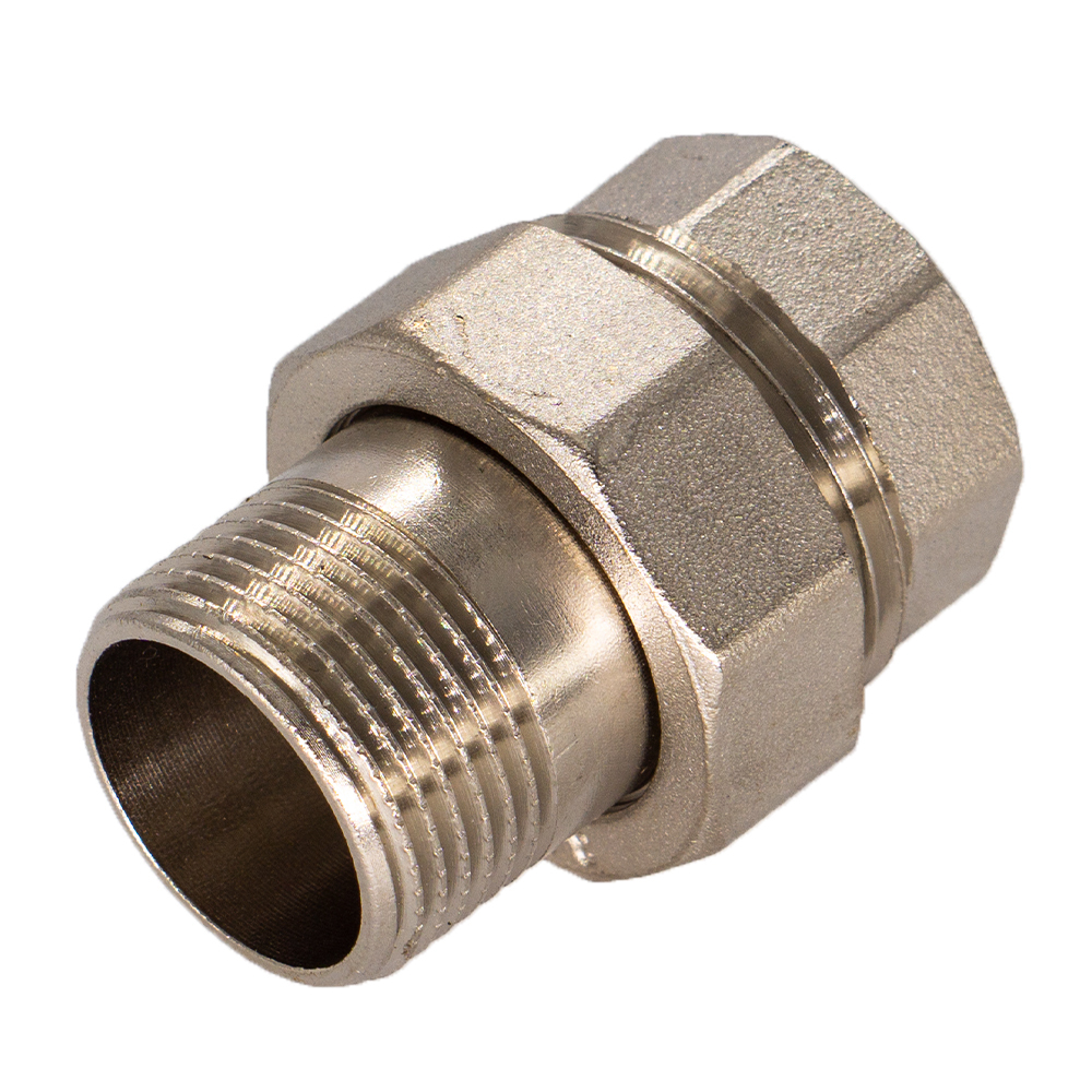 original-25703.jpg Американка прямая CTM 1 1/2 ВР(г) х 1 1/2 НР(ш) латунная (CRAS0112) — изображение 1