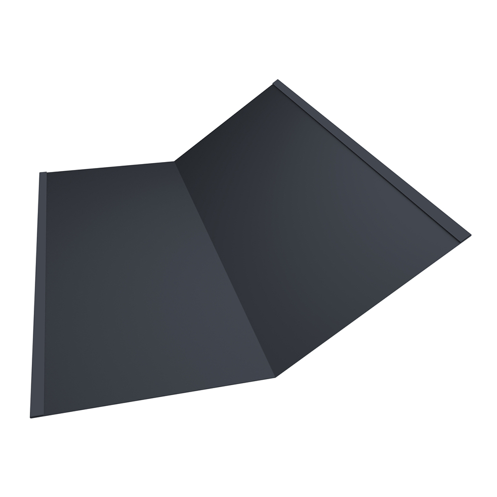 original-25867.jpg Ендова внутренняя для металлочерепицы 300х300 мм 2 м графитово-серая RAL 7024 — изображение 1