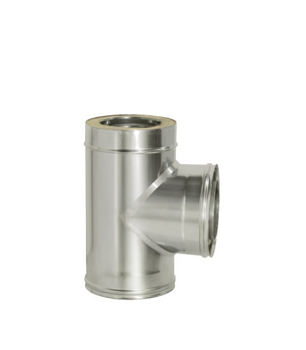 original-25916.jpg Тройник Дымок 90° х d115х200 мм с изоляцией AISI 439 — изображение 1