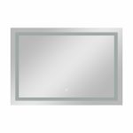 Зеркало с подсветкой прямоугольное 100х70 см с сенсорным включением Continent Valenca (ЗЛП2404)