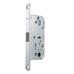 Замок врезной магнитный Fuaro MAGNM96WC-50 SSC для межкомнатной двери под фиксатор сатинированный хром