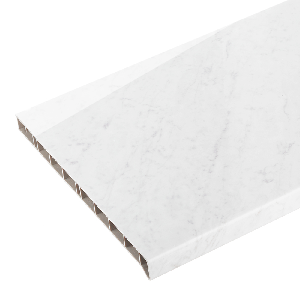 original-26125.jpg Подоконник ПВХ Moeller LD-S 30 300х2000х22 мм покрытие Elesgo мрамор каррара глянцевый — изображение 1