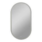 Зеркало с подсветкой овальное 55х100 см с сенсорным включением Continent Gandra (ЗЛП2417)
