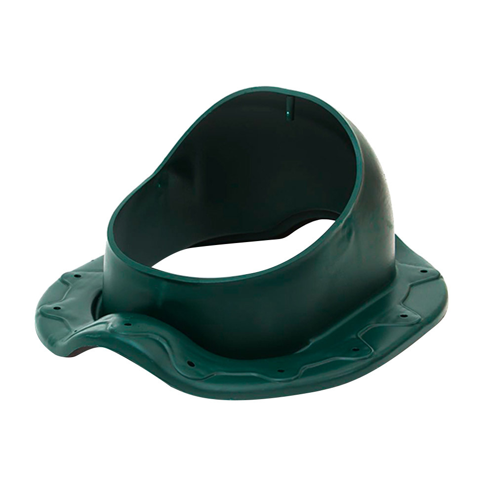 original-26230.jpg Проходной элемент Поливент для готовой кровли из металлочерепицы зеленый RAL 6020 — изображение 1