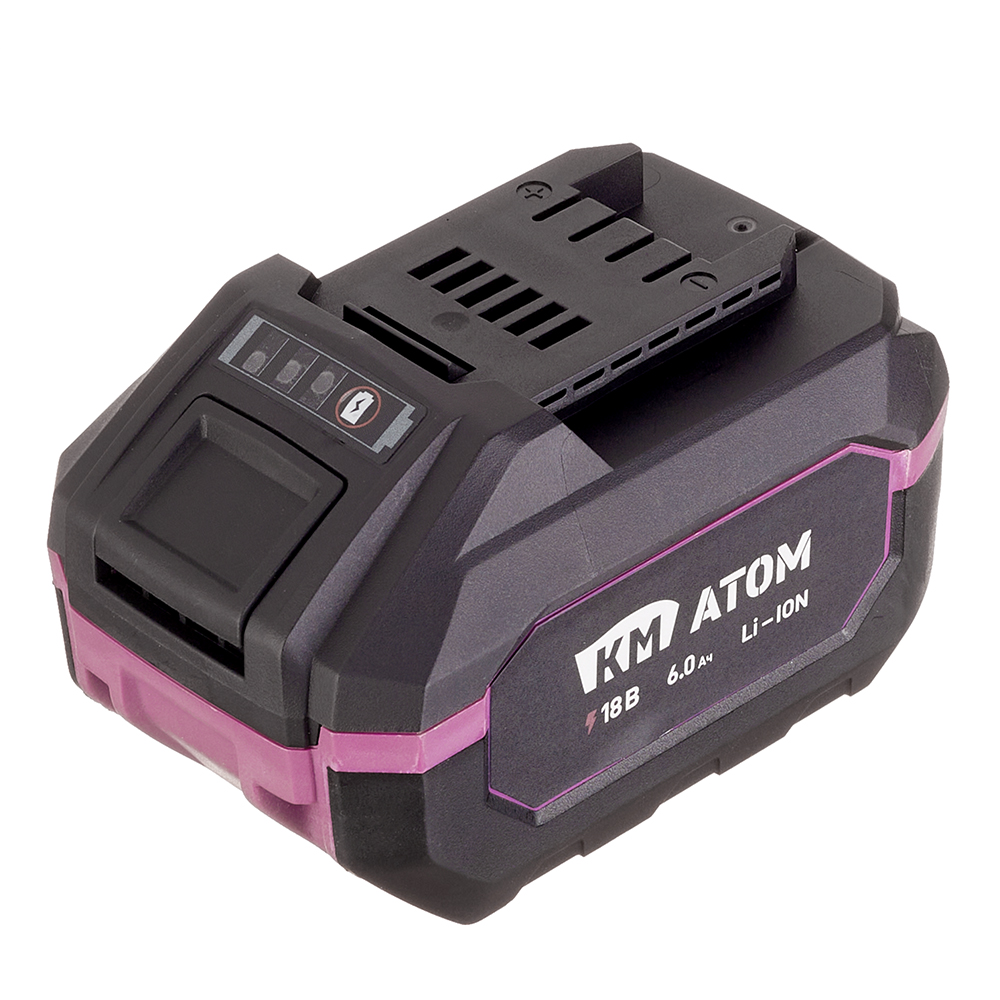 original-26246.jpg Аккумулятор КМ АТОМ 18 В 6Ач Li-Ion (BLI-18/6.0) — изображение 1