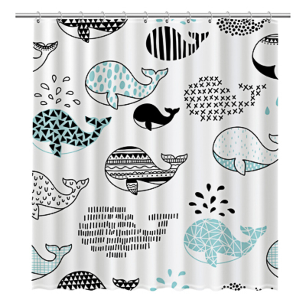 original-2639.jpg Штора для ванны Fixsen Flux 2000х1800 мм полиэстер разноцветная (2511) — изображение 1