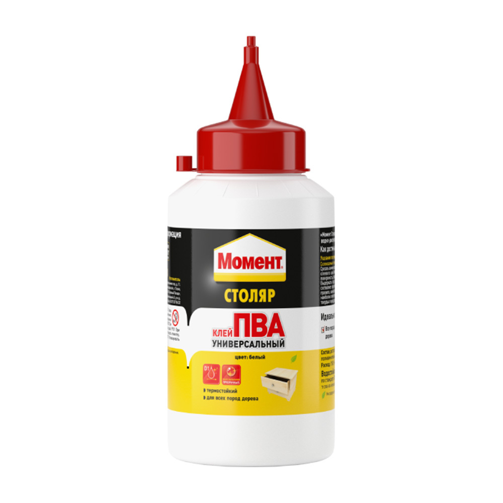 original-26697.jpg Клей ПВА Момент Столяр Универсальный D1 250 г — изображение 1