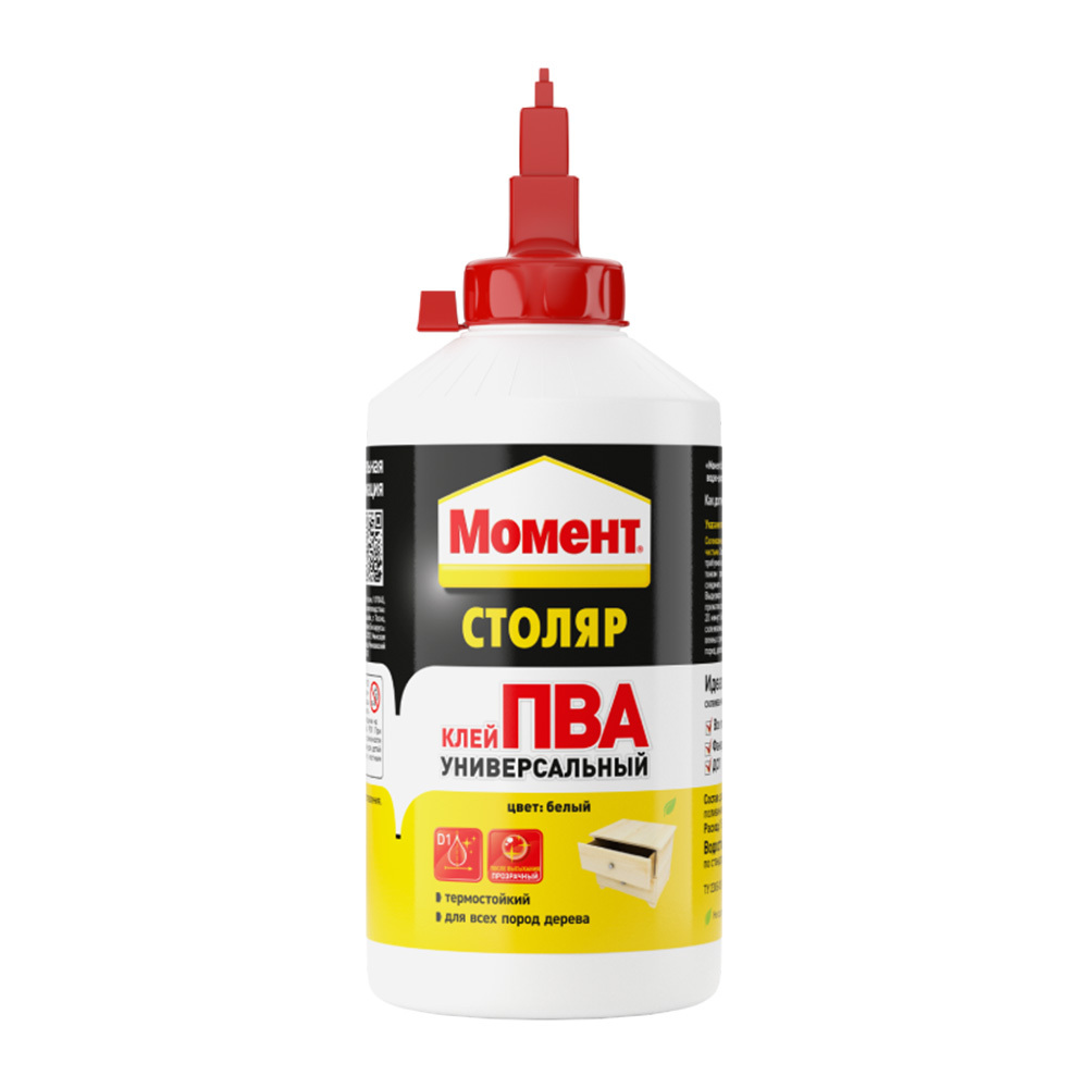 original-26947.jpg Клей ПВА Момент Столяр Универсальный D1 750 г — изображение 1