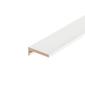 Наличник телескопический Next 1 70х25х2200 мм ПВХ эмалит белый прямой (1 шт.)