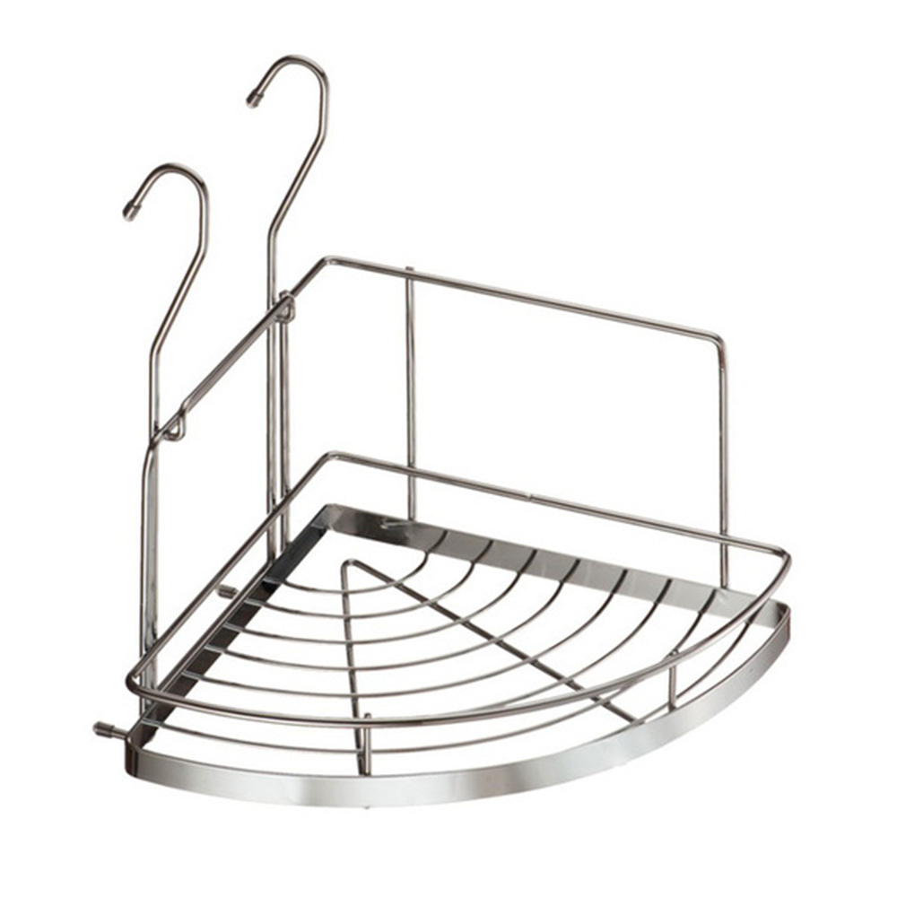 original-2710.jpg Полка на рейлинг угловая малая 230х230х145 мм хром (YJ-G301A) — изображение 1