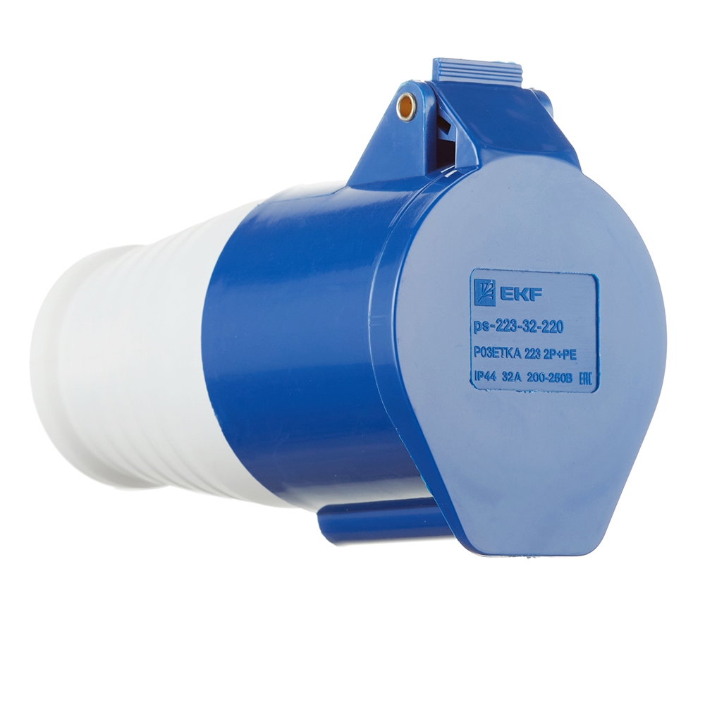 original-27150.jpg Розетка силовая переносная EKF PROxima 2Р+РЕ 32 А 220 В IP44 — изображение 1