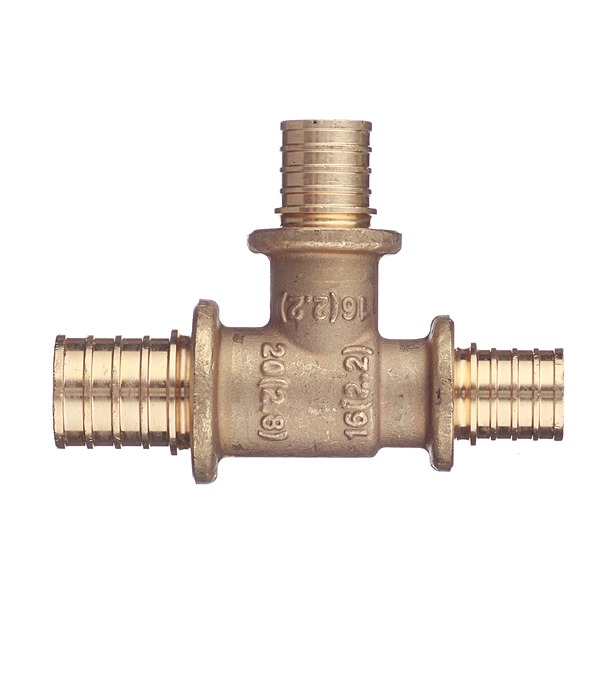 original-27288.jpg Тройник Stout 20 х 16 х 16 мм латунный (SFA-0014-201616) — изображение 1