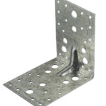 Уголок крепежный усиленный оцинкованный 130х130х100х1.8 мм