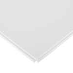 Кассета для подвесного потолка 600х600 мм Албес Line Эконом алюминиевая белая матовая