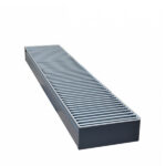 Конвектор внутрипольный КЗТО Бриз с 1 теплообменником 2200х260х80 мм правое подключение