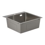 Мойка для кухни Ukinox Практика 50х50х20 см врезная с сифоном сталь (PRB500.500 -GT10C 0CW)