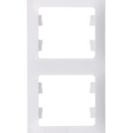 Рамка Systeme Electric Glossa двухместная белая (GSL000106)