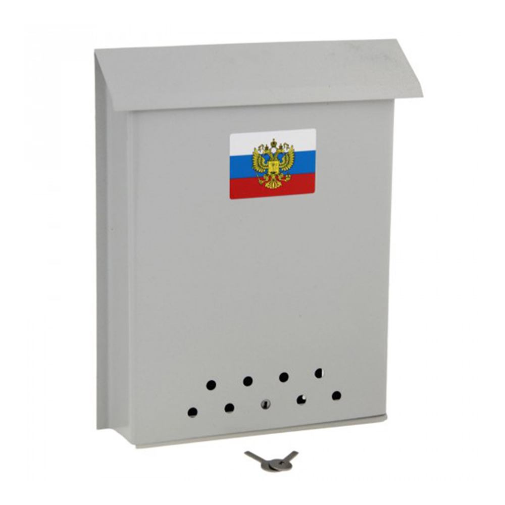 original-27920.jpg Ящик почтовый Почта с замком серый — изображение 1