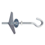 Дюбель складной пружинный L-образный крюк M6 100x25 мм (1 шт.)