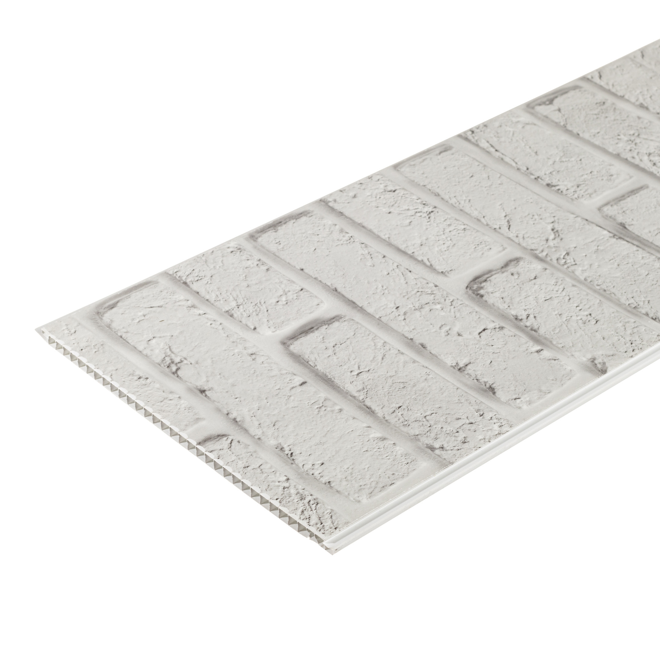 original-27941.jpg Панель ПВХ 250х2700х8 мм Nordside термопечать кирпич белый 0,675 кв.м — изображение 1