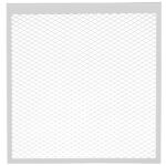 Экран декоративный металлический Evecs ДМЭР 610х590 мм белый 6-ти секционный