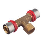 Тройник Tiemme 26(пресс) х 3/4 НР(ш) х 26(пресс)