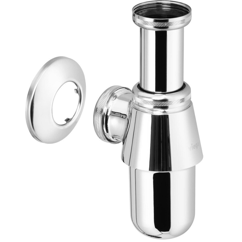 original-2805.jpg Сифон для раковины Viega 1 1/4х32 мм без выпуска с соединением 32 мм хром (106164) — изображение 1