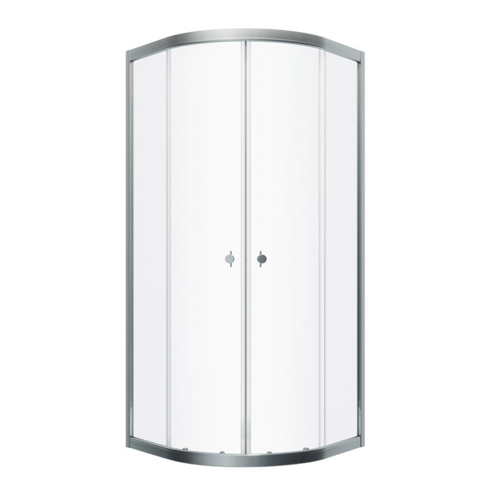 original-28098.jpg Душевой уголок Triton Альфа хром 80х80х185 см полукруг стекло прозрачное 4 мм (Щ0000056788) — изображение 1