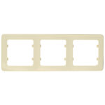 Рамка Hegel Master трехместная слоновая кость (Р403-01)