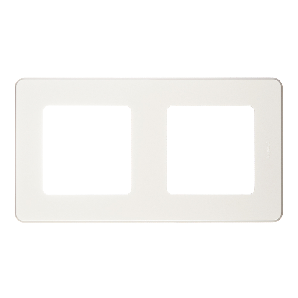 original-28330.jpg Рамка Legrand Inspiria двухместная жемчуг (673946) — изображение 1