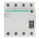 УЗО Systeme Electric City9 Set ВДТ 63А 3P+N тип AC 30 мА 6 кА (C9R36463)